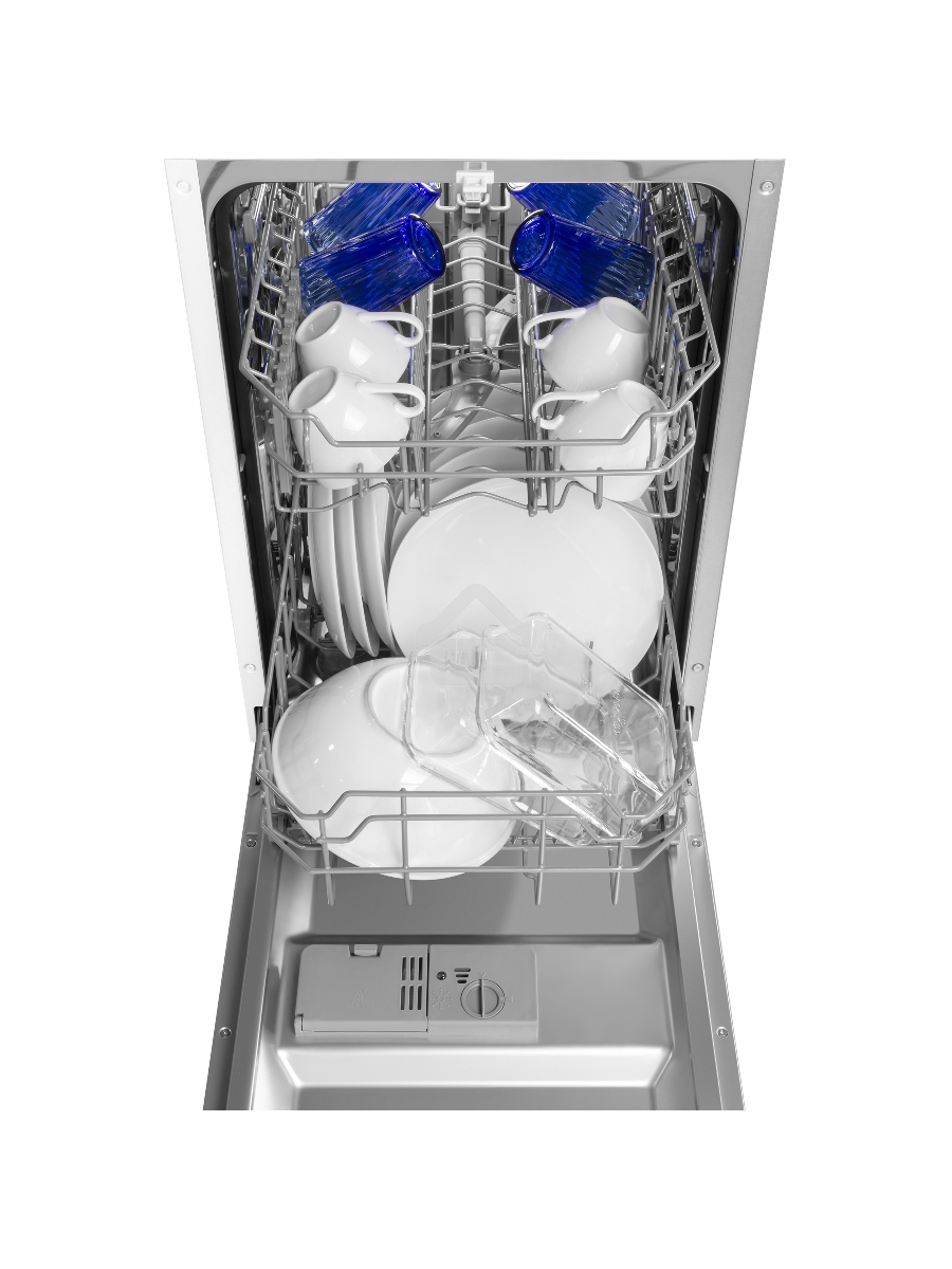 Посудомоечная машина Maunfeld MWF45220W, белый, 44.8 см, 10 компл., 49 дБ, класс A++