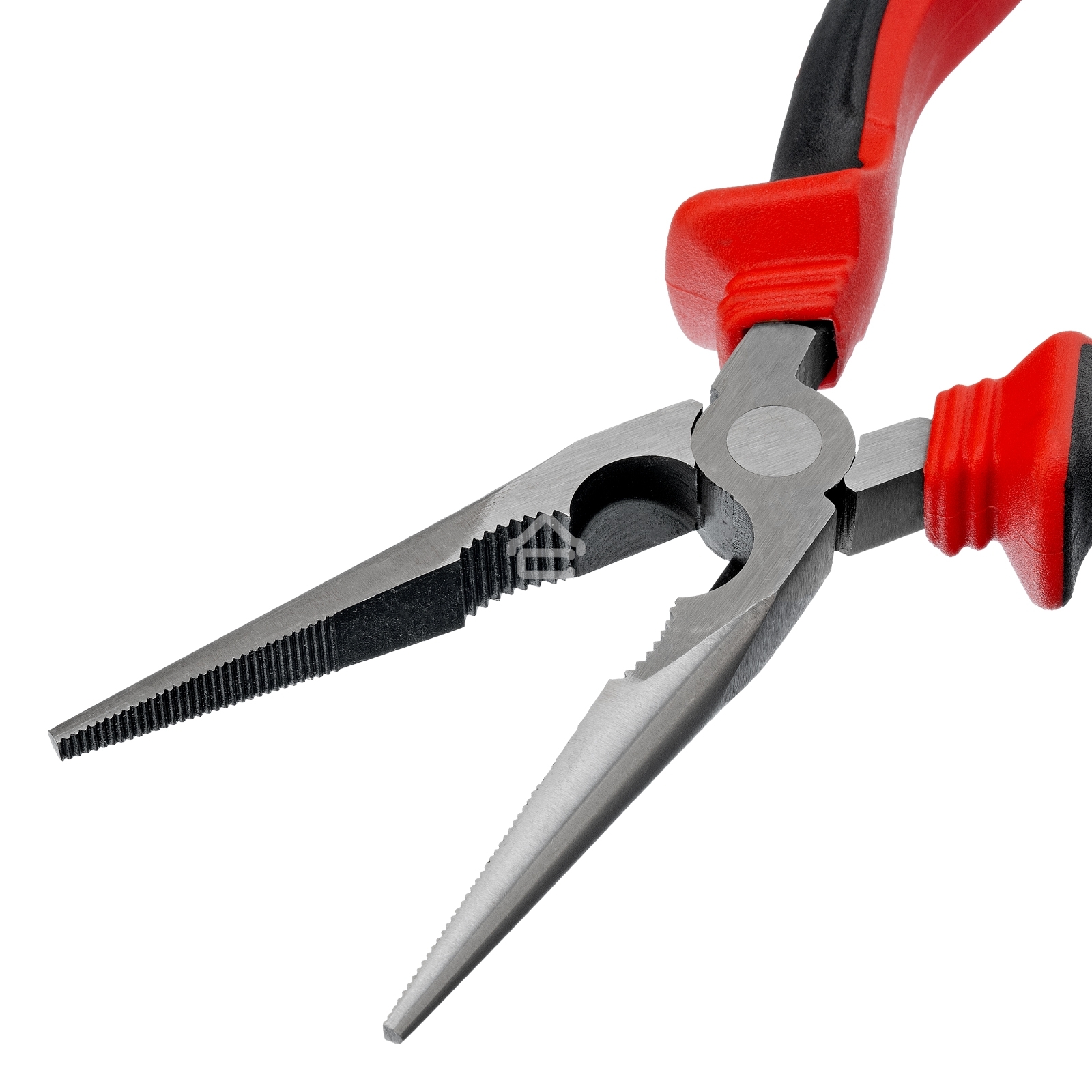 Длинногубцы прямые Matrix 17311, 200 мм, хром-ванадий, двухкомпонентные рукоятки