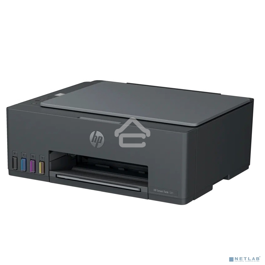 МФУ струйный HP Smart Tank 581 AiO (4A8D4A), A4, цветной, печ. до 22 стр/мин. (ч/б) до 16 стр/мин. (цвет), 1200 x 1200 dpi, USB, Wi-Fi, Air Print, Mopria