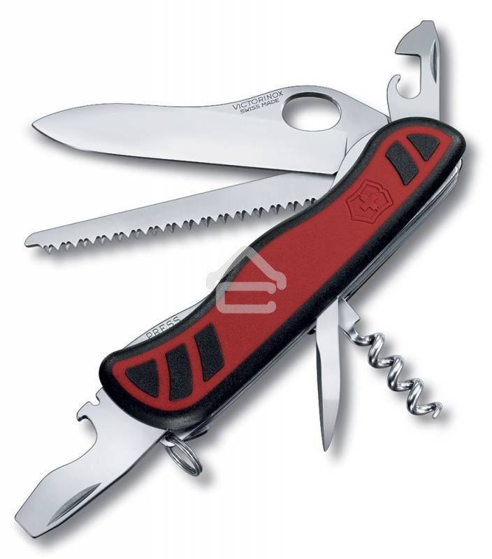 Нож перочинный Victorinox Forester M Grip (0.8361.MC) 111мм 12функций красный/черный