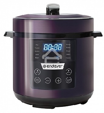 Мультиварка-скороварка Endever VITA 98 черный/сливовый электрическая Endever Vita 98