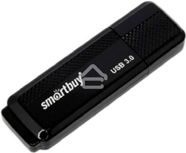 Флешка USB R/W R/W SmartBuy V-Cut DOCK BLACK (SB64GBDK-K3), 64Gb, USB 3.1 Gen 1, R/W 75/25, черный