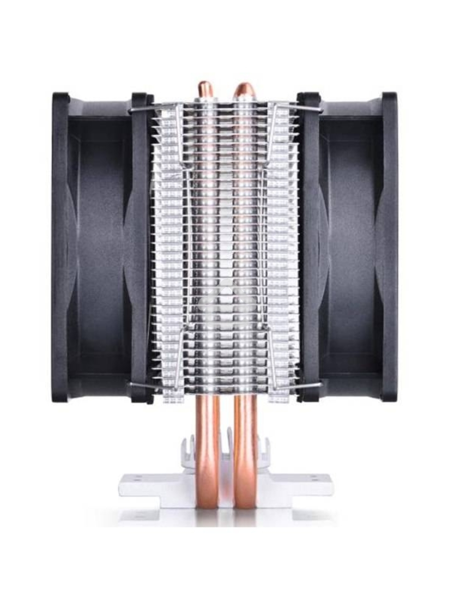 Кулер для процессора DEEPCOOL ICE EDGE MINI FS V2.0 синий, 80 мм, алюминий/медь, 2200 об/мин, 24.7 дБ, 3 pin, 100 Вт, 112 мм