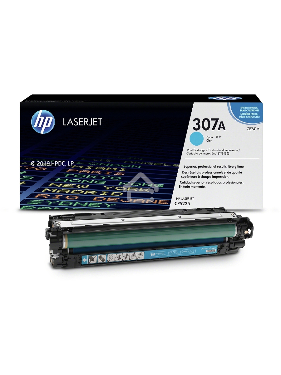 Картридж лазерный HP CE741A голубой Color LJ CP5225 (7300стр.)