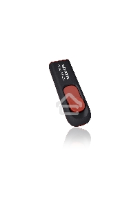 Флэш диск USB 2.0 ADATA Flash Drive 64Gb С008 Black-Red