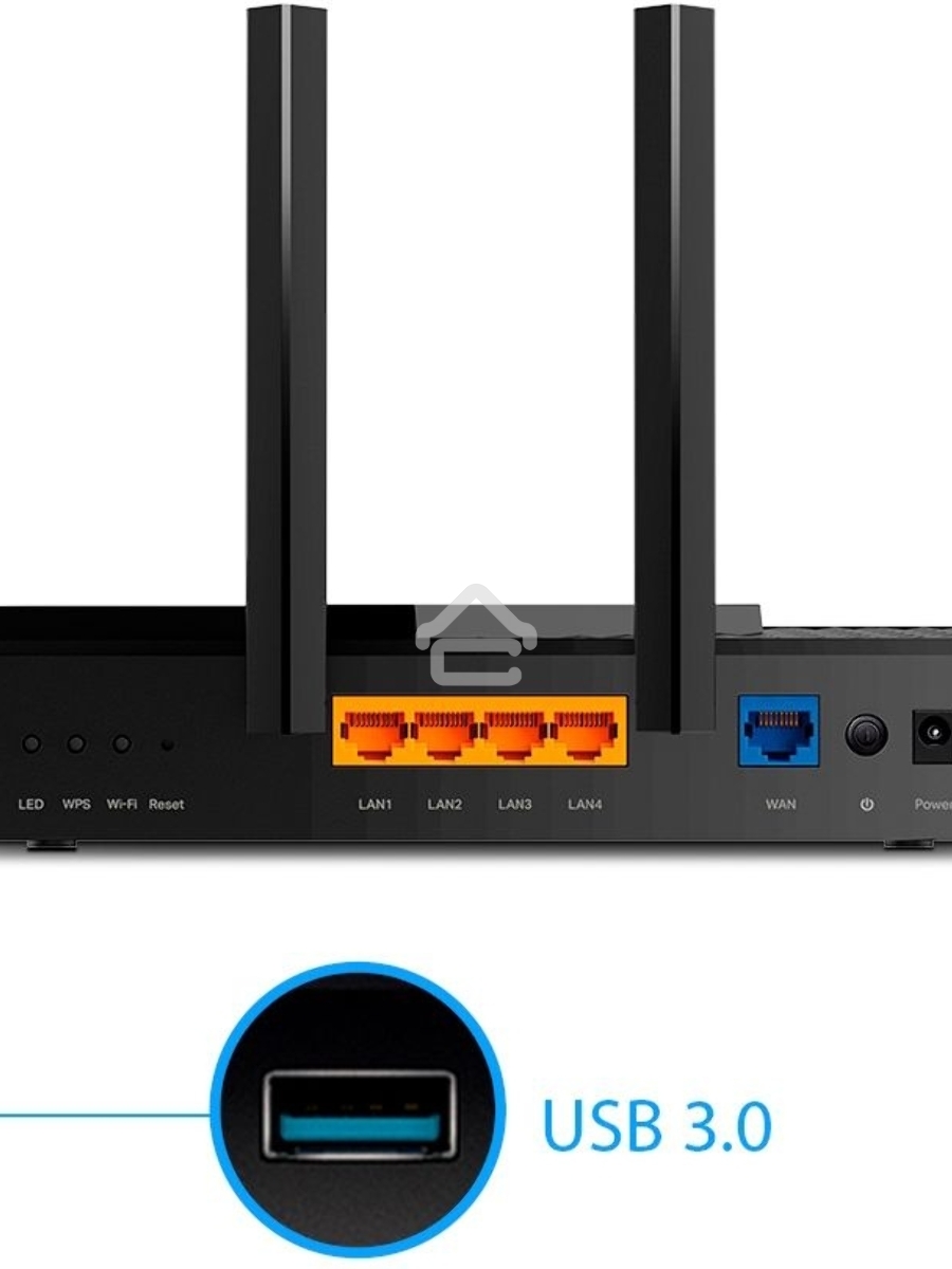 Роутер TP-Link Archer AX73 AX5400 Dual Band Wireless Gigabit Router, 1.5 GHz Tri-Core CPU, 1 GE WAN + 4 GE LAN ports, 1× USB 3.0 Port, support 1024-QAM, OFDMA, MU-MIMO, Airtime Fairness, Beamforming, 160MHz Channel Width, come with HomeShieldTM, support R