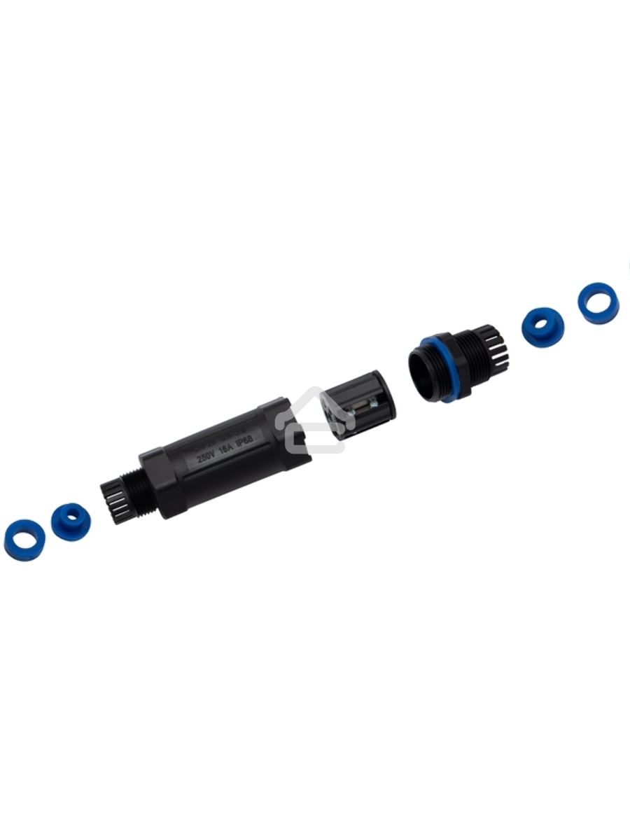 Кабельный коннектор I-образный (5PIN) IP68 Rexant