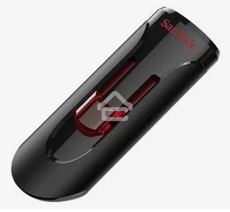 Флешка USB R/W R/W Sandisk 128Gb Cruzer Glide SDCZ600-128G-G35 USB3.0 черный/красный