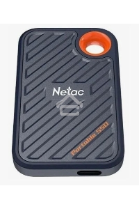 Накопитель SSD External Netac 1.0Tb ZX20 <NT01ZX20-001T-32BL> (USB3.2 Gen2 x2 Type C, up to 2000/1800MBs, 71.5x43.5x8mm, Plastic) Black
