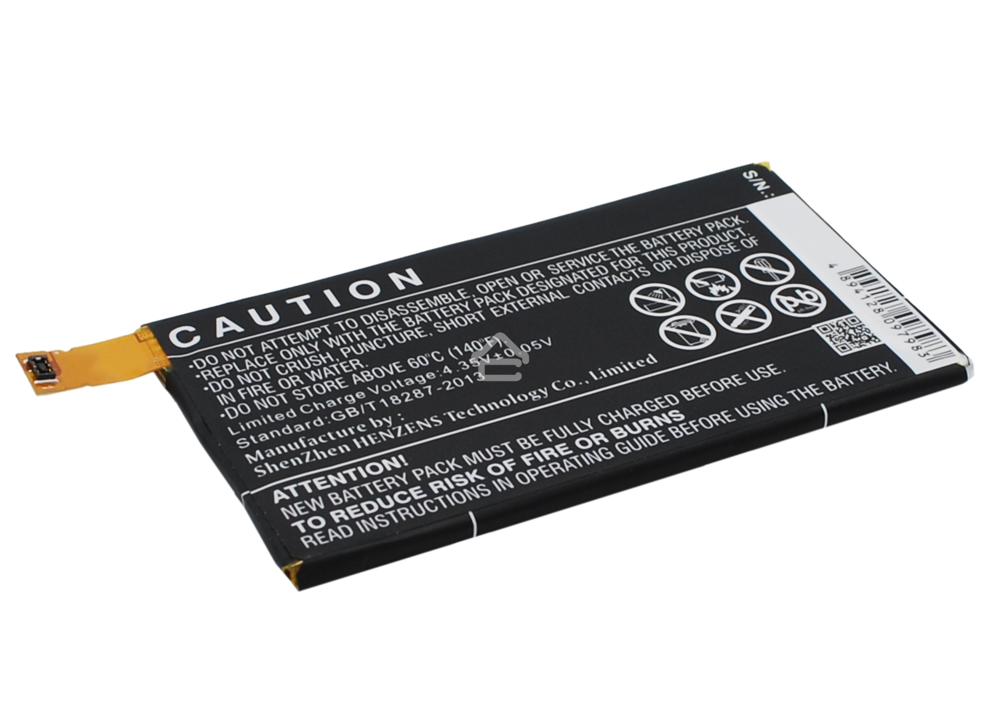Аккумулятор CameronSino CS-ERZ310SL LIS1561ERPC для Sony Xperia Z3 Compact D5803 LTE 3.8V / 2600mAh / 9.88Wh