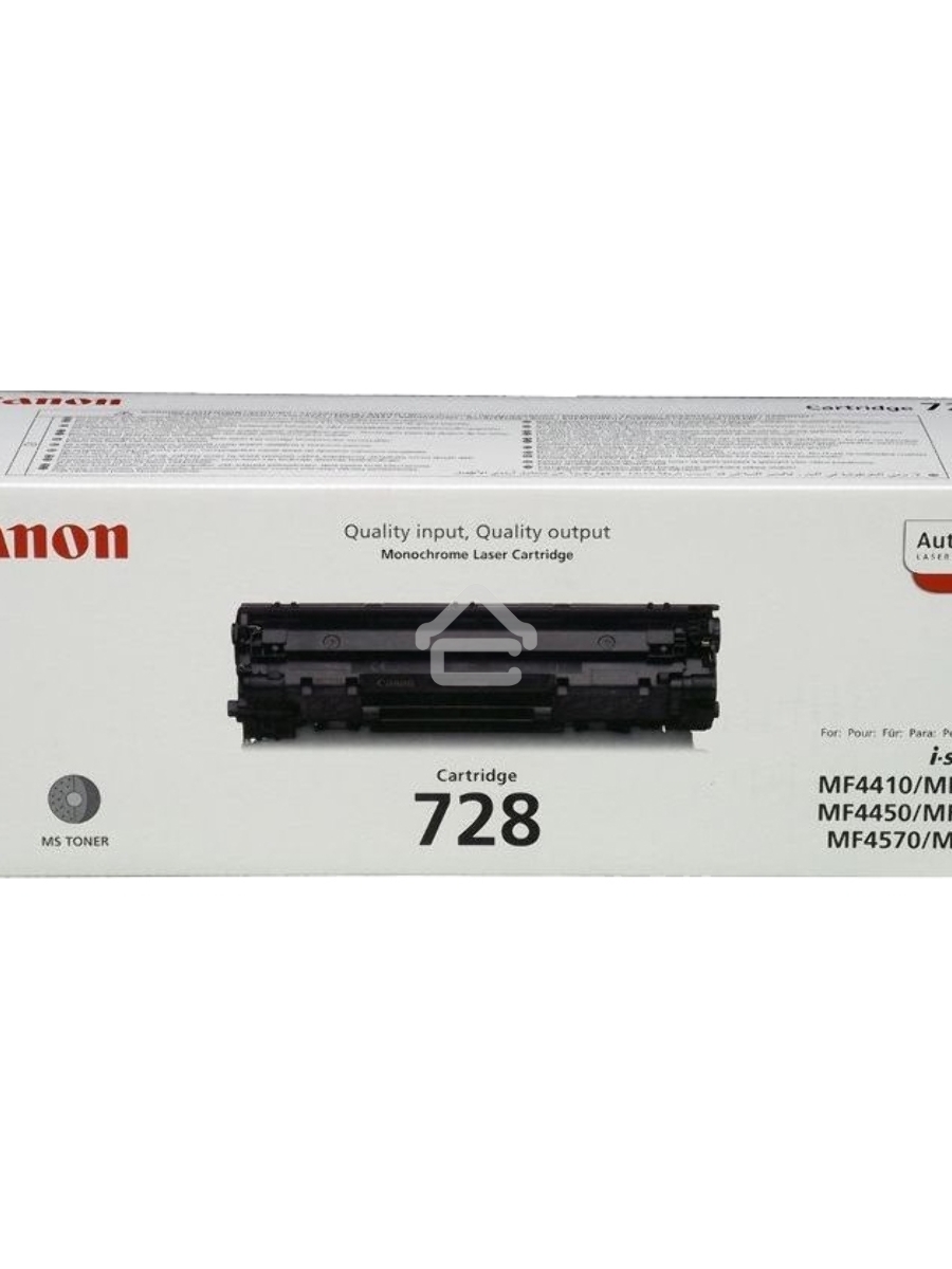 Картридж лазерный Canon 728 черный (2100 стр.) для CANON MF4410/4430/4450/4550/4570/4580
