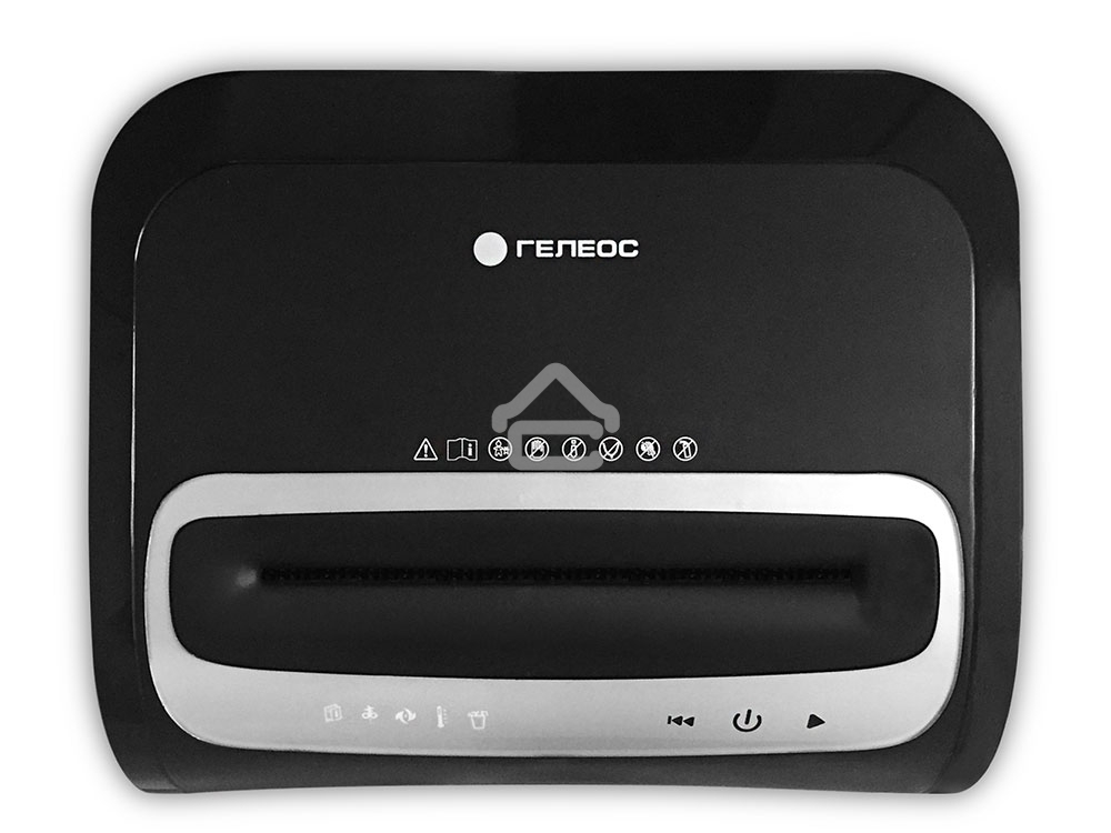 Шредер ГЕЛЕОС УМ35-5, (DIN P-5), фрагмент 1,9х14мм, 24-27 лист (70г/м2), CD/пл.карты/скрепки/скобы, 35 литров 