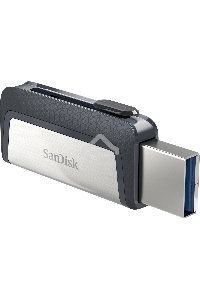 Флеш диск Sandisk 32Gb Ultra Dual SDDDC2-032G-G46 USB3.0 серый/узор