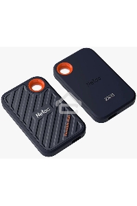 Накопитель SSD External Netac 1.0Tb ZX20 <NT01ZX20-001T-32BL> (USB3.2 Gen2 x2 Type C, up to 2000/1800MBs, 71.5x43.5x8mm, Plastic) Black