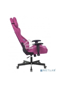 Кресло игровое Бюрократ VIKING KNIGHT LT15 FABRIC малиновый крестовина металл/пластик