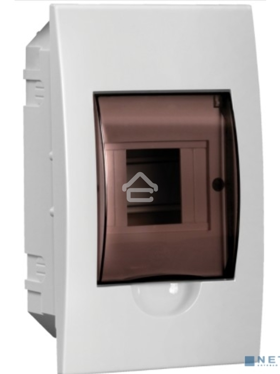 Бокс ЩРВ-П-4 мод. встраив. пластик IP41 GENERICA IEK MKP12-V-04-41-G