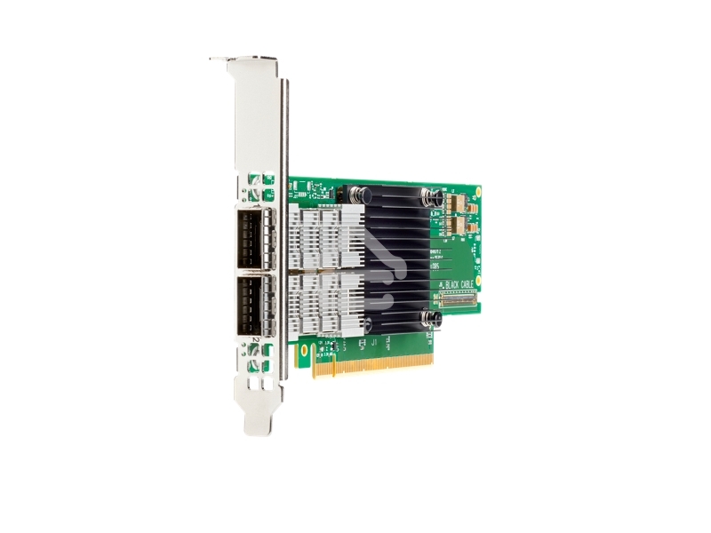 Адаптер Infiniband ConnectX®-6 VPI adapter card, HDR IB (200Gb/s) and 200GbE, dual-port QSFP56, PCIe4.0 x16, tall bracket
