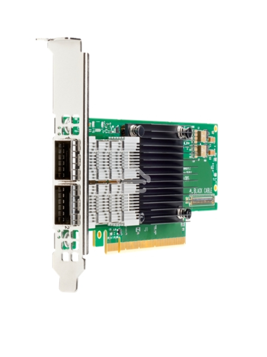 Адаптер Infiniband ConnectX®-6 VPI adapter card, HDR IB (200Gb/s) and 200GbE, dual-port QSFP56, PCIe4.0 x16, tall bracket