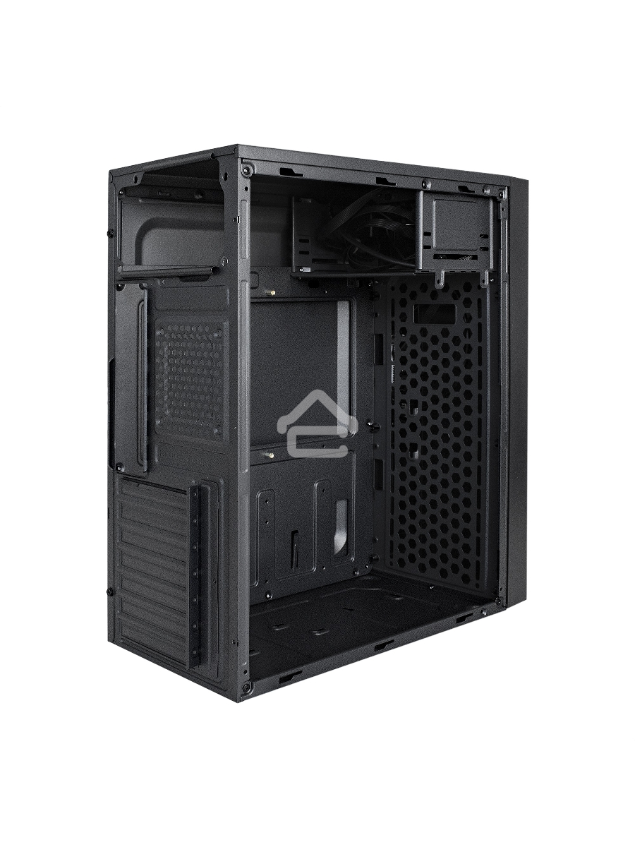 Компьютерный корпус Miditower ExeGate AA-440U-AA450 (ATX, AA450 8 см, 2*USB+1*USB3.0, аудио, черный)