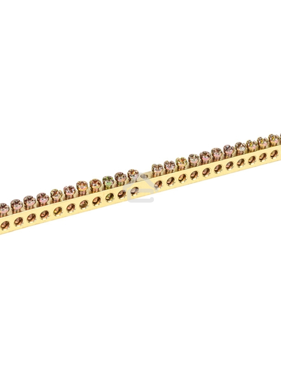 Шина PEN «земля-ноль» 6х9 мм 24/1 (24 группы/крепеж по центру) Rexant