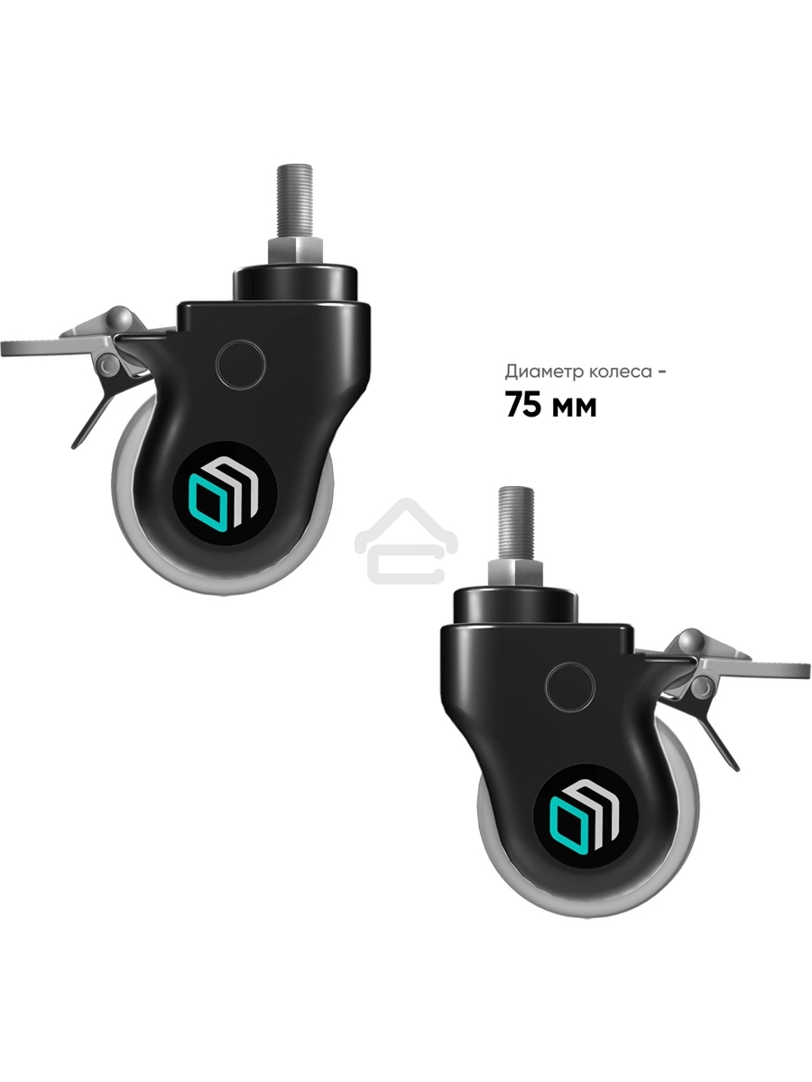 Комплект колес увеличенного диаметра ONKRON AWL-75B, черный