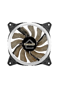 Вентилятор для корпуса ExeGate EX12025H3P4PSR-PWM.ARGB черный, 120 мм, 1800 об/мин, 26 дБ, 4 pin