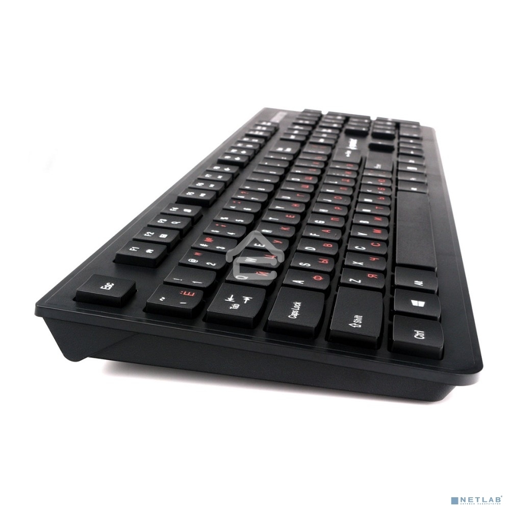 Комплект клавиатура+мышь проводные Gembird KBS-9050, черный,104кл, 3кн., каб.1.5м