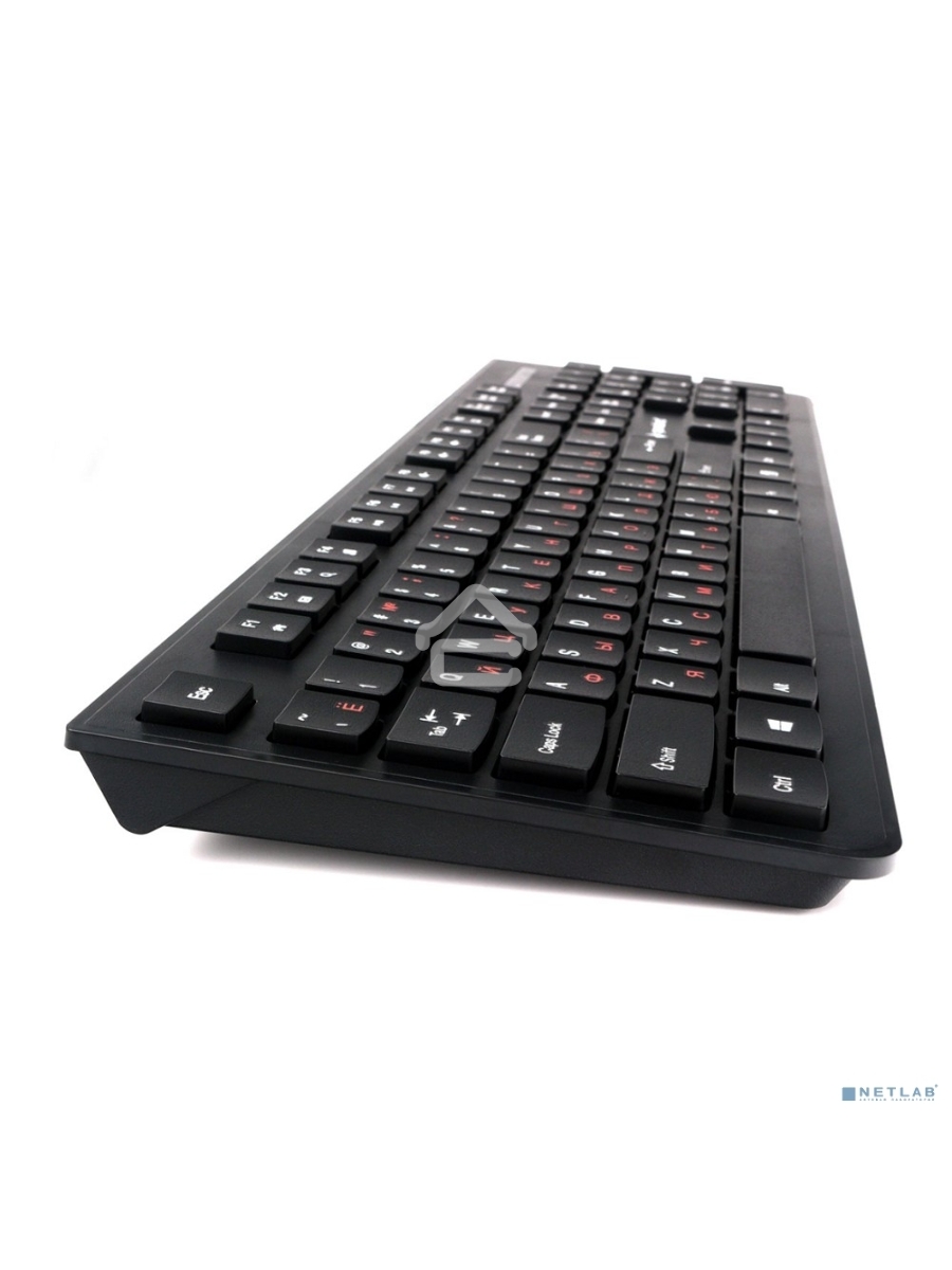 Комплект клавиатура+мышь проводные Gembird KBS-9050, черн.,104кл, 3кн., каб.1.5м