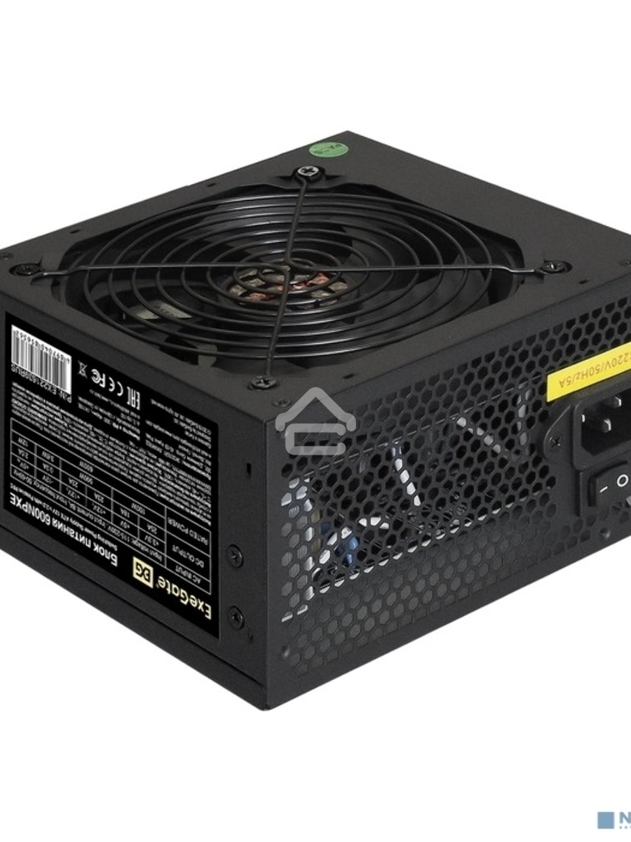 Блок питания ExeGate 600NPXE (EX221639RUS-PC), 600Вт, 120мм, черный