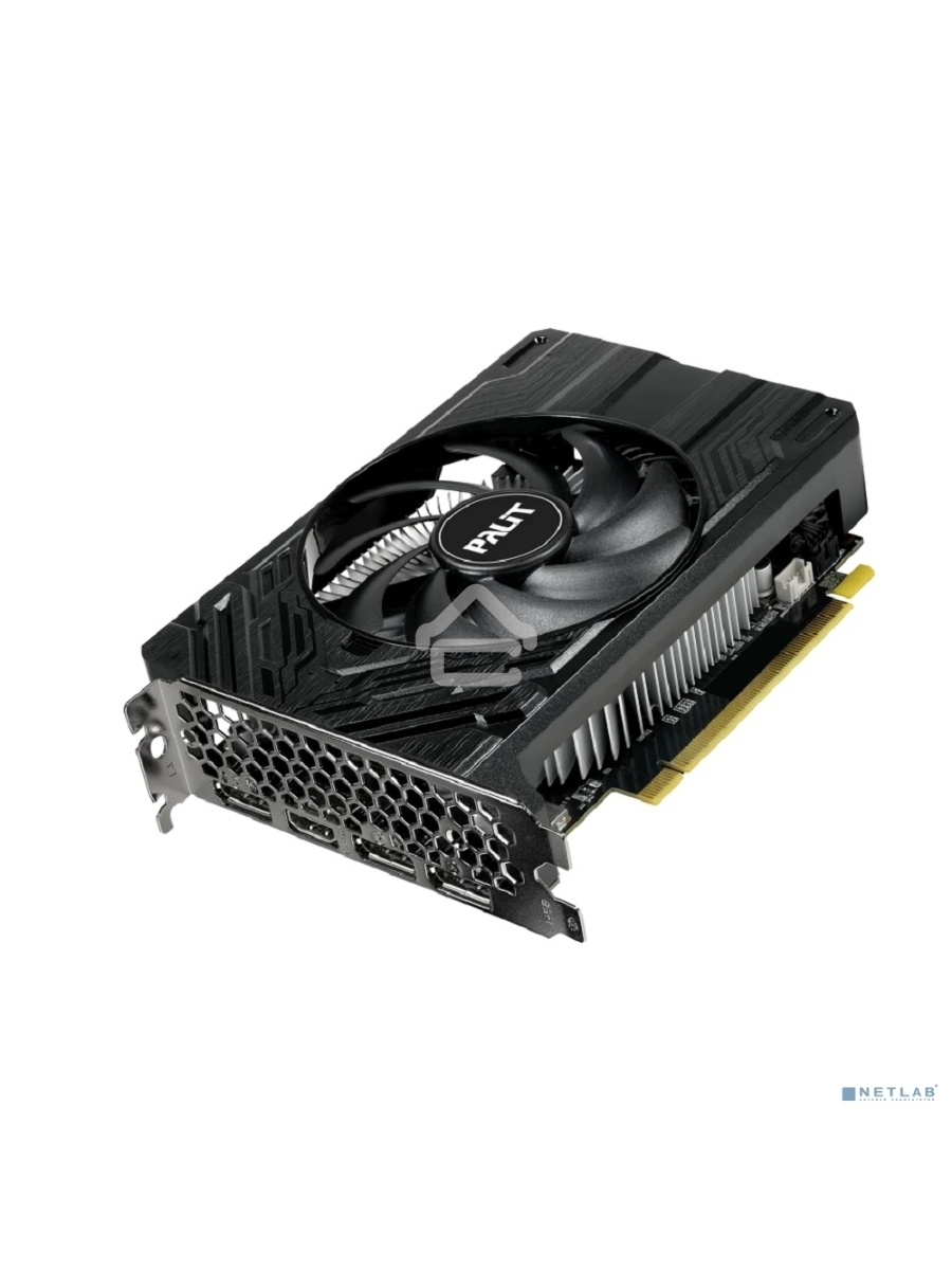 Видеокарта Palit PA-RTX4060 STORMX 8GB 8192Mb 128 GDDR6 1830/17000 HDMIx1 DPx3 HDCP Ret