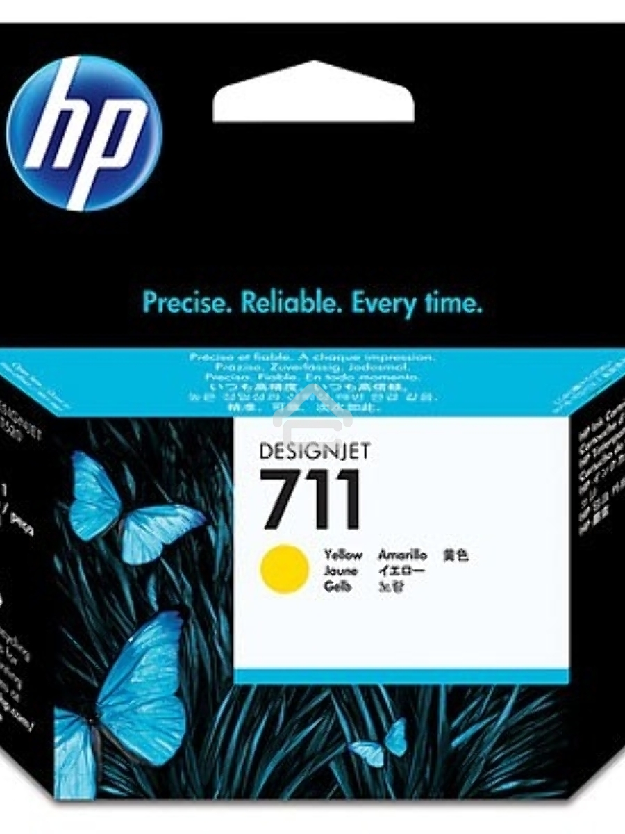 Картридж струйный HP №711 CZ132A желтый для HP DJ T120/T520 (29мл)