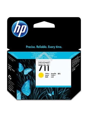 Картридж струйный HP №711 CZ132A желтый для HP DJ T120/T520 (29мл)