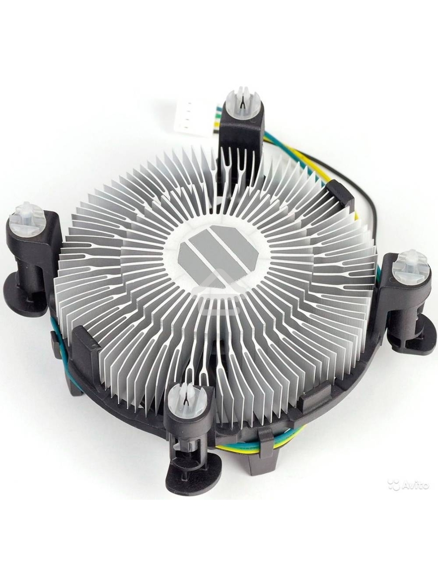 Кулер Intel E97379серебристый/черный 90мм алюминий 2500rpm 27db 4-pin 73W 58мм