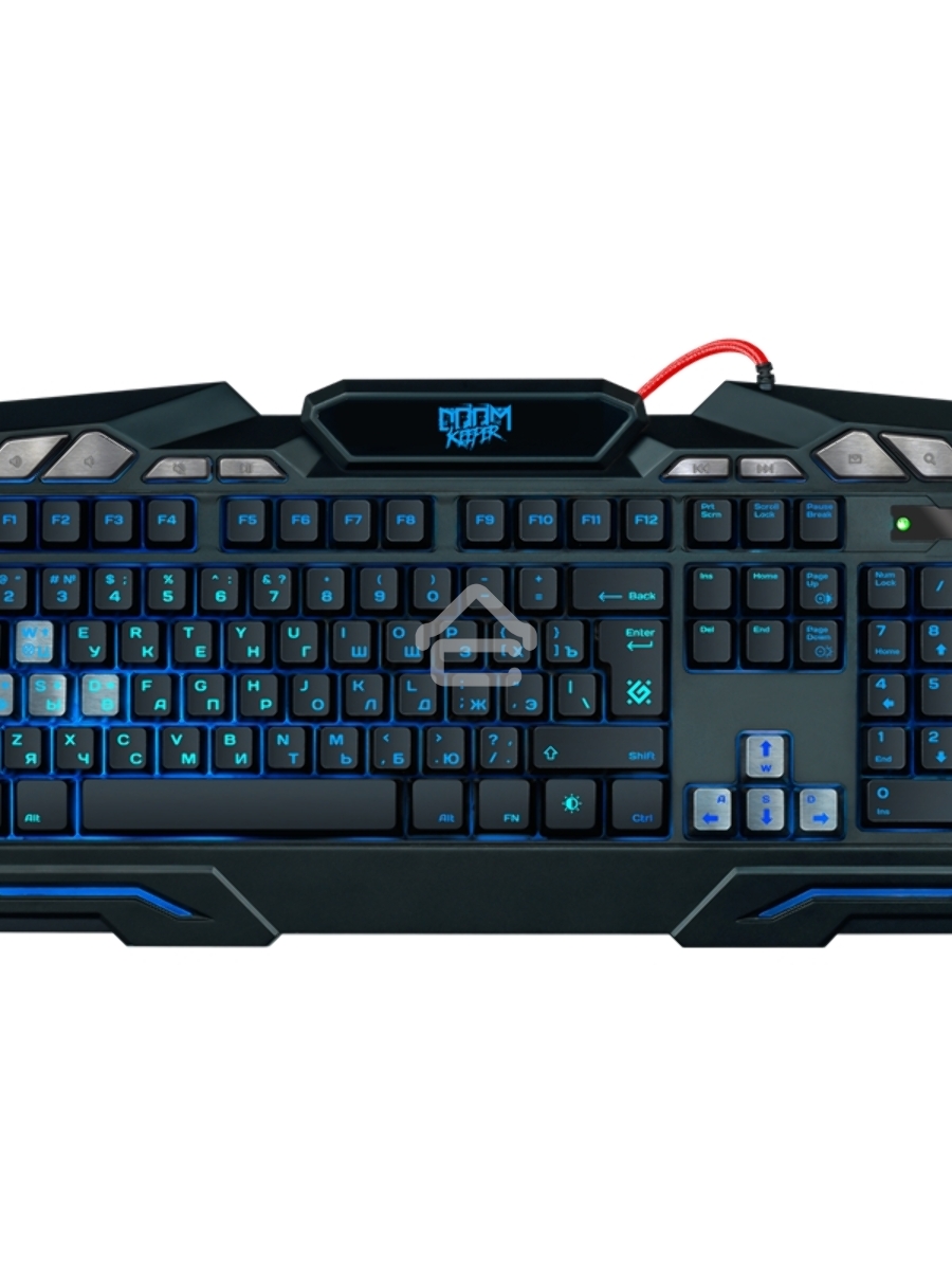 Клавиатура Defender Doom Keeper GK-100DL RUпроводная, USB, чёрный