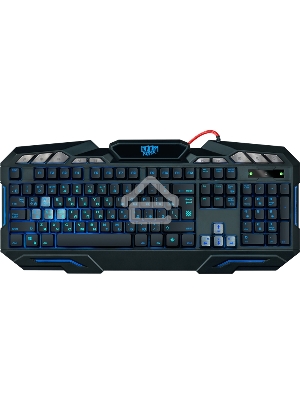 Клавиатура Defender Doom Keeper GK-100DL RU  проводная, USB, чёрный