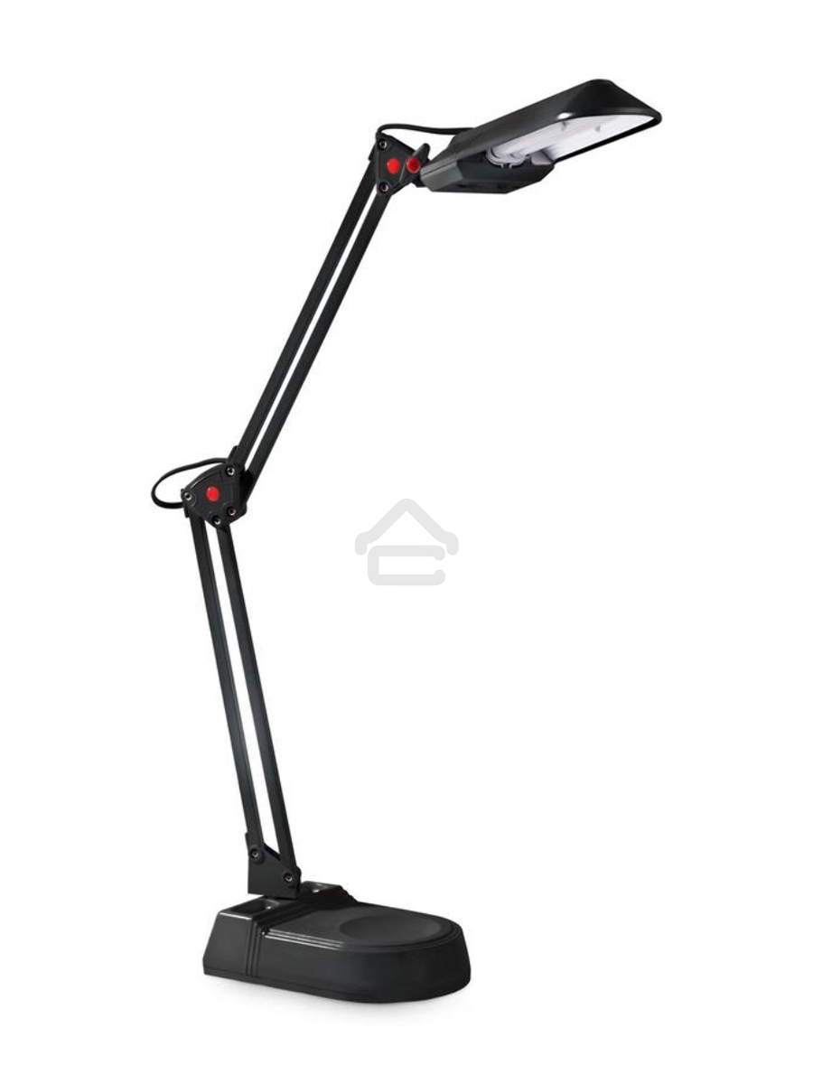 Лампа настольная CAMELION KD-017A С0211W черный в к-те база+струбцина
