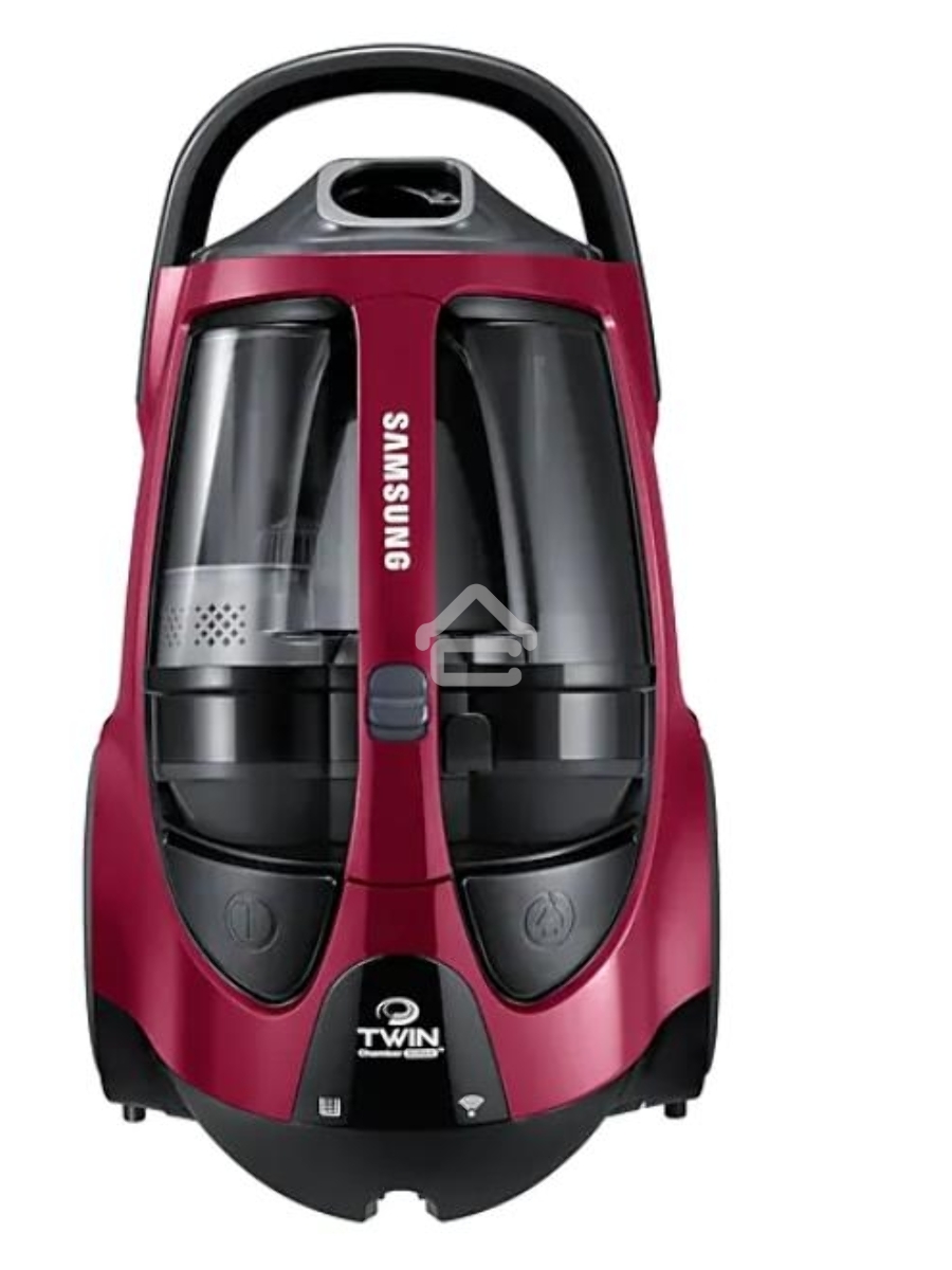 Пылесос Samsung VCC885FH3P красный, 430/2200 Вт, уборка сухая, пылесборник двойная камера 2л