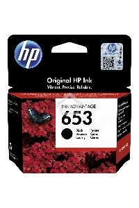 Картридж HP 653 струйный черный (360 стр)