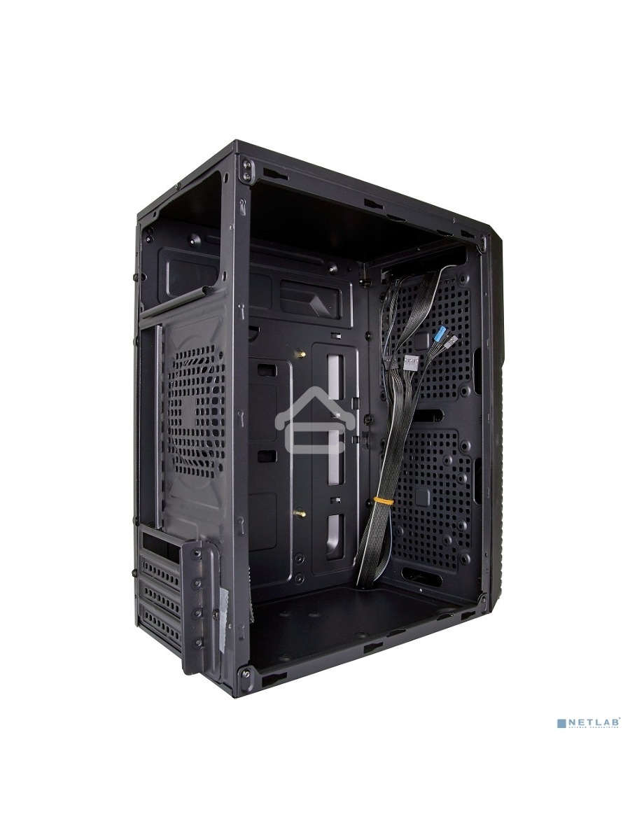 Компьютерный корпус Minitower Exegate BAA-103 Black, mATX, <AAA400, 80mm>, 2*USB, Audio