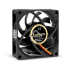 Вентилятор для корпуса ExeGate EX07015B3P черный, 70 мм, 3000 об/мин, 27 дБ, 3 pin