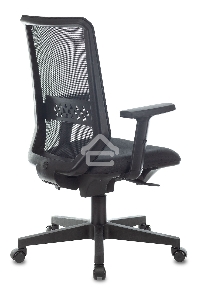 Кресло компьютерное Бюрократ MC-611N TW-01 38-418 черный, сетка/ткань, крестовина пластик
