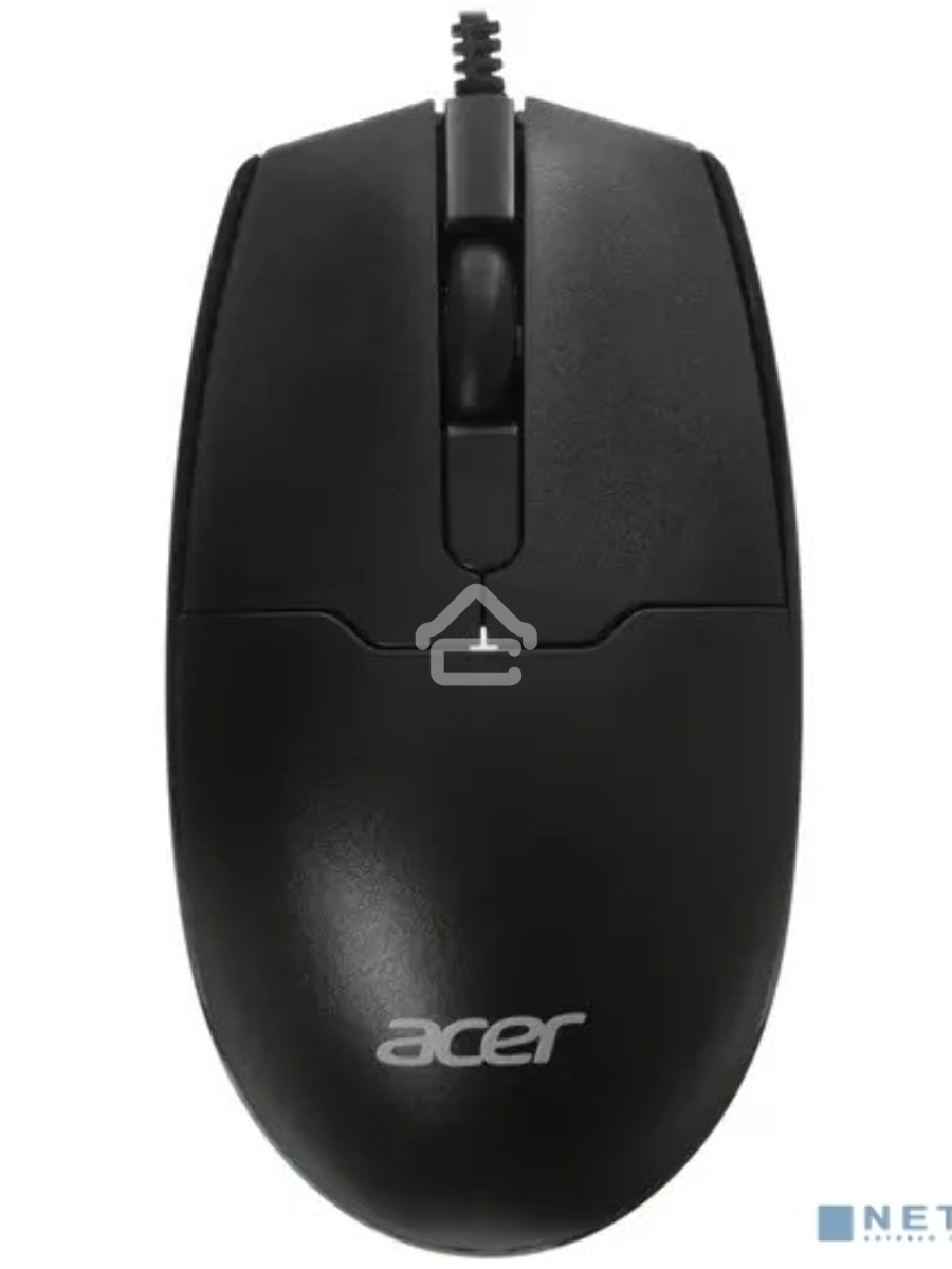 Мышь проводная Acer OMW126 черный, 1200 dpi, USB, кнопки - 3