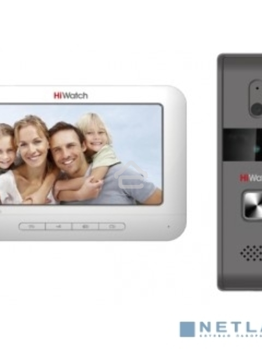 Видеодомофон Hikvision DS-D100KF белый