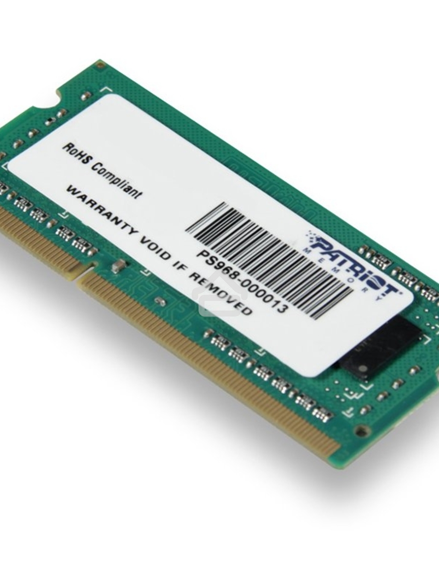 Оперативная память Patriot, DDR3, 4GB (1x4 GB), 1600 MHz, CL11, SO-DIMM