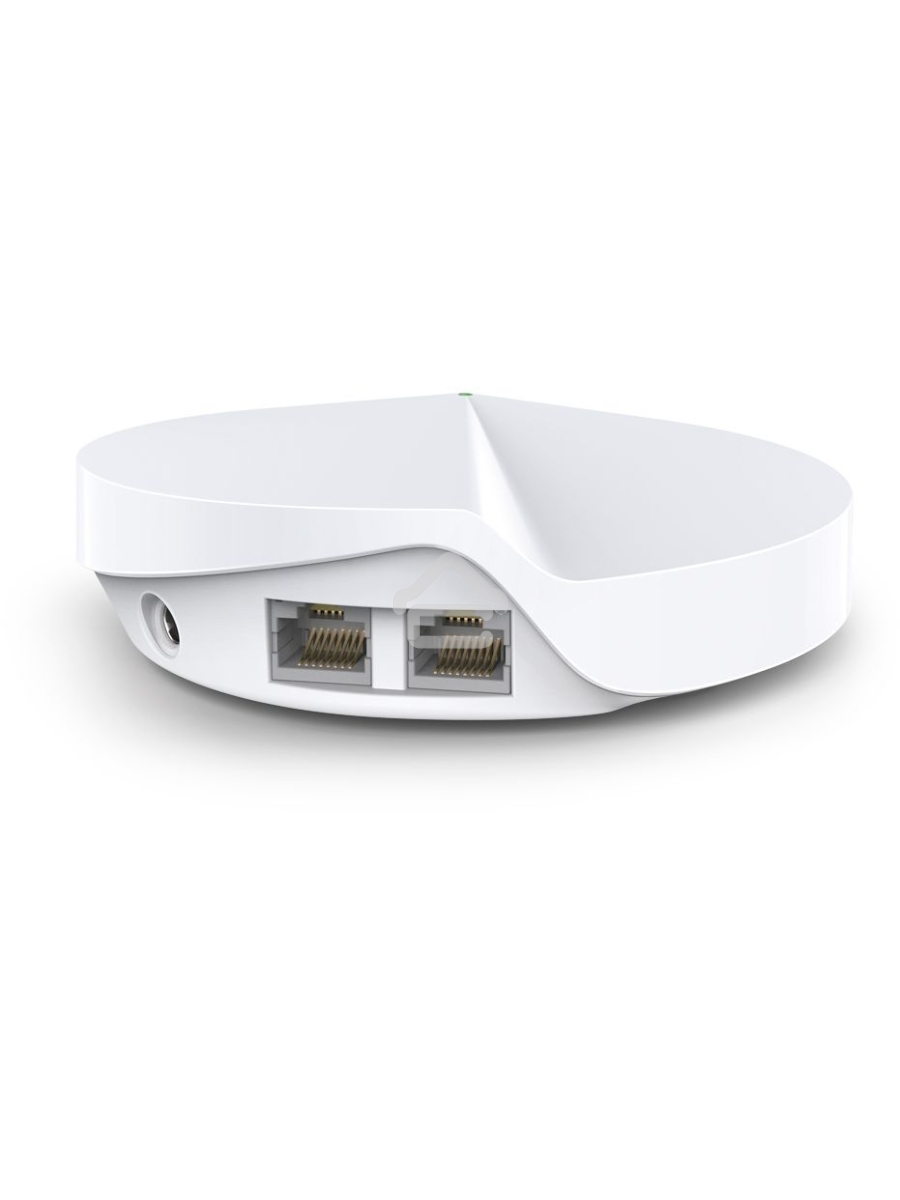 Маршрутизатор TP-Link TP-Link DECO M5(3-PACK) AC1300 Домашняя Wi-Fi система, чипсет Qualcomm, два диапазона (Dual-Band), поддержка стандартов 802.11ac/a/b/g/n, 717 МГц четырёхъядерный процессор, Bluetooth 4.2, 2 гигабитных порта Ethernet, 1 порт USB Type-