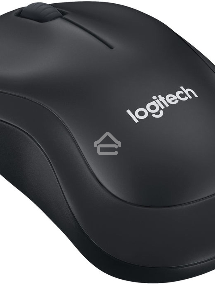 Мышь беспроводная Logitech M221 SILENT черный, 1000 dpi, радиоканал, USB, кнопки - 3