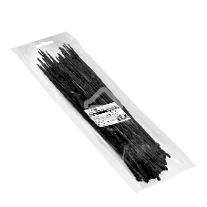 Стяжка (хомут) нейлоновая ExeGate EX293140RUS CV66-500x7.5B (нейлон 6.6, 500x7.5 мм, неоткрывающаяся, halogen free, -40°C - +85°C, черная, 100 шт)