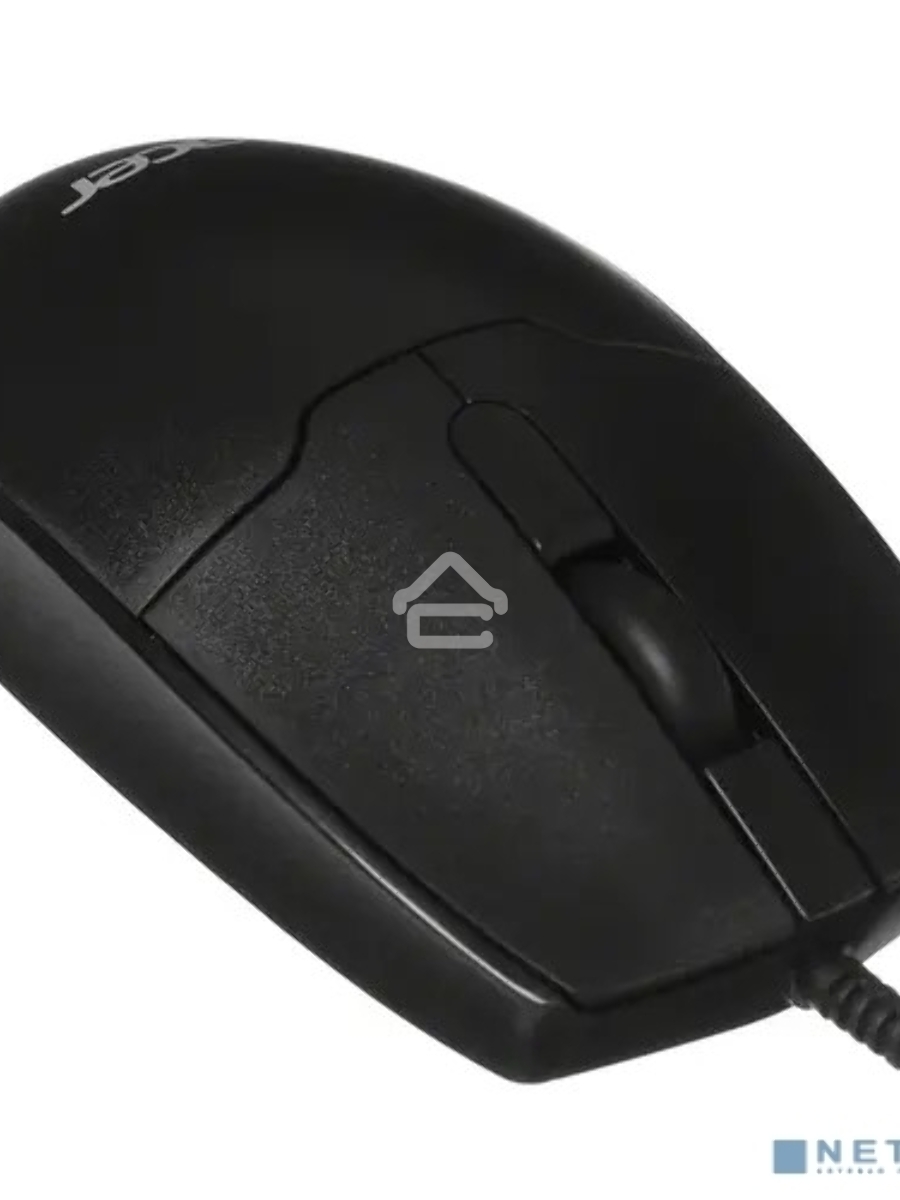Мышь проводная Acer OMW126 черный, 1200 dpi, USB, кнопки - 3