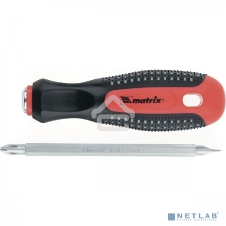 Отвертка Matrix комбинированная fusion sl6.0 / ph2мм crv 3-х компонентная рукоятка anti slip