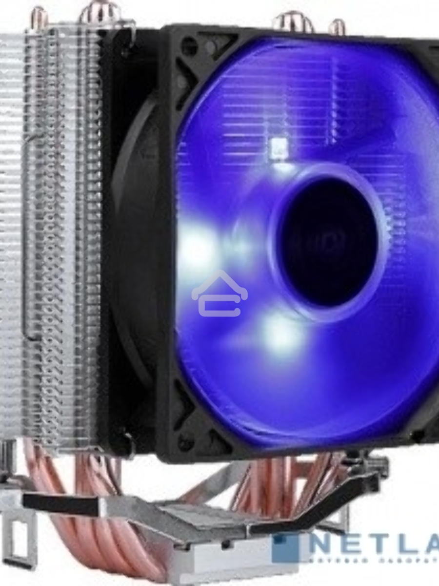 Кулер для процессора AeroCool / Formula Verkho 4 Lite серебристый, 90 мм, алюминий/медь, 2000 об/мин, 27 дБ, 4 pin, 125 Вт, 135 мм